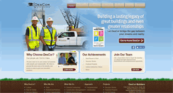 Desktop Screenshot of descorbuilders.com